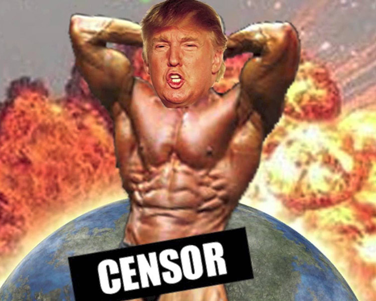 Donald Trump censor