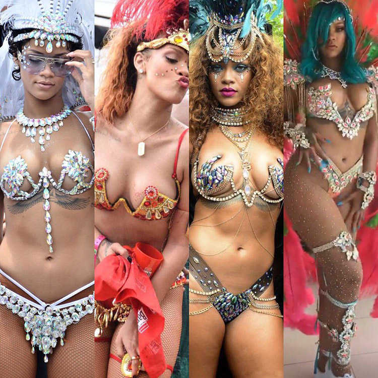 Rihanna @ Grand Kadooment (evolution)